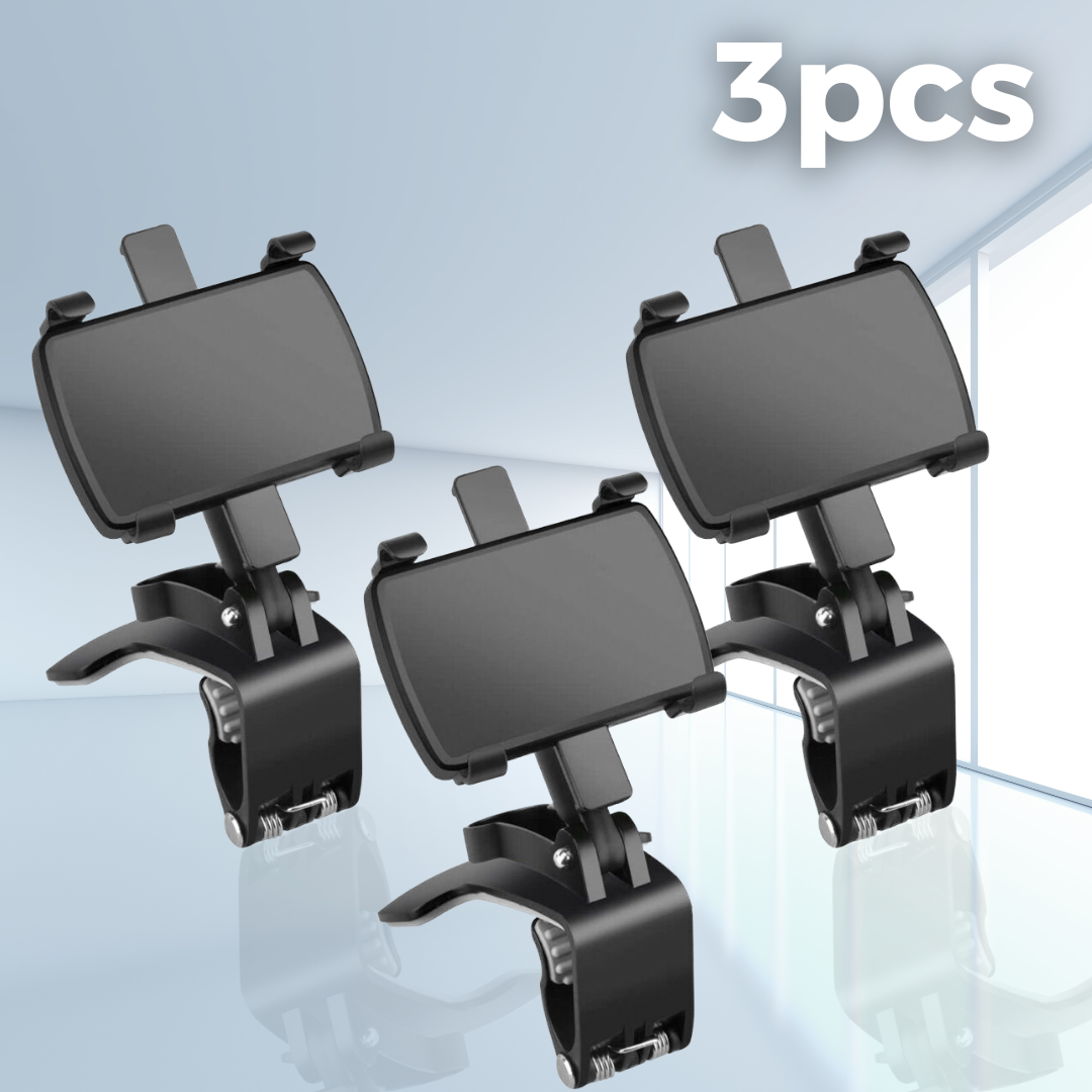 Phonyx 360 Degree Rotation Universal Clip Dashboard Car Phone Holder