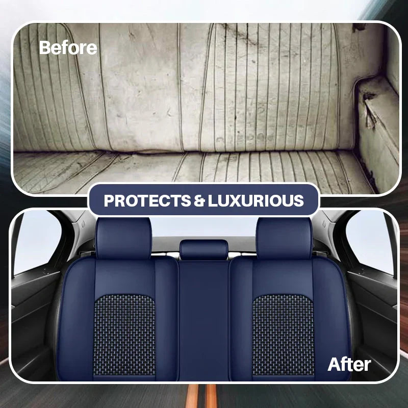 2025 RoadWarrior Universal Car Seat Covers | Breathable & Waterproof Leather Protection for Cars, SUVs