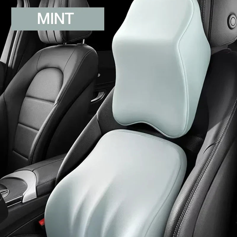 Nylux Ergofit Car Cushion – Breathable Memory Foam Support with Anti-Slip Base for All Vehicles