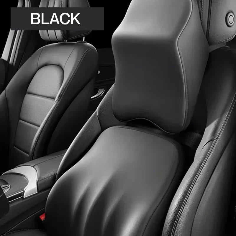 Nylux Ergofit Car Cushion – Breathable Memory Foam Support with Anti-Slip Base for All Vehicles