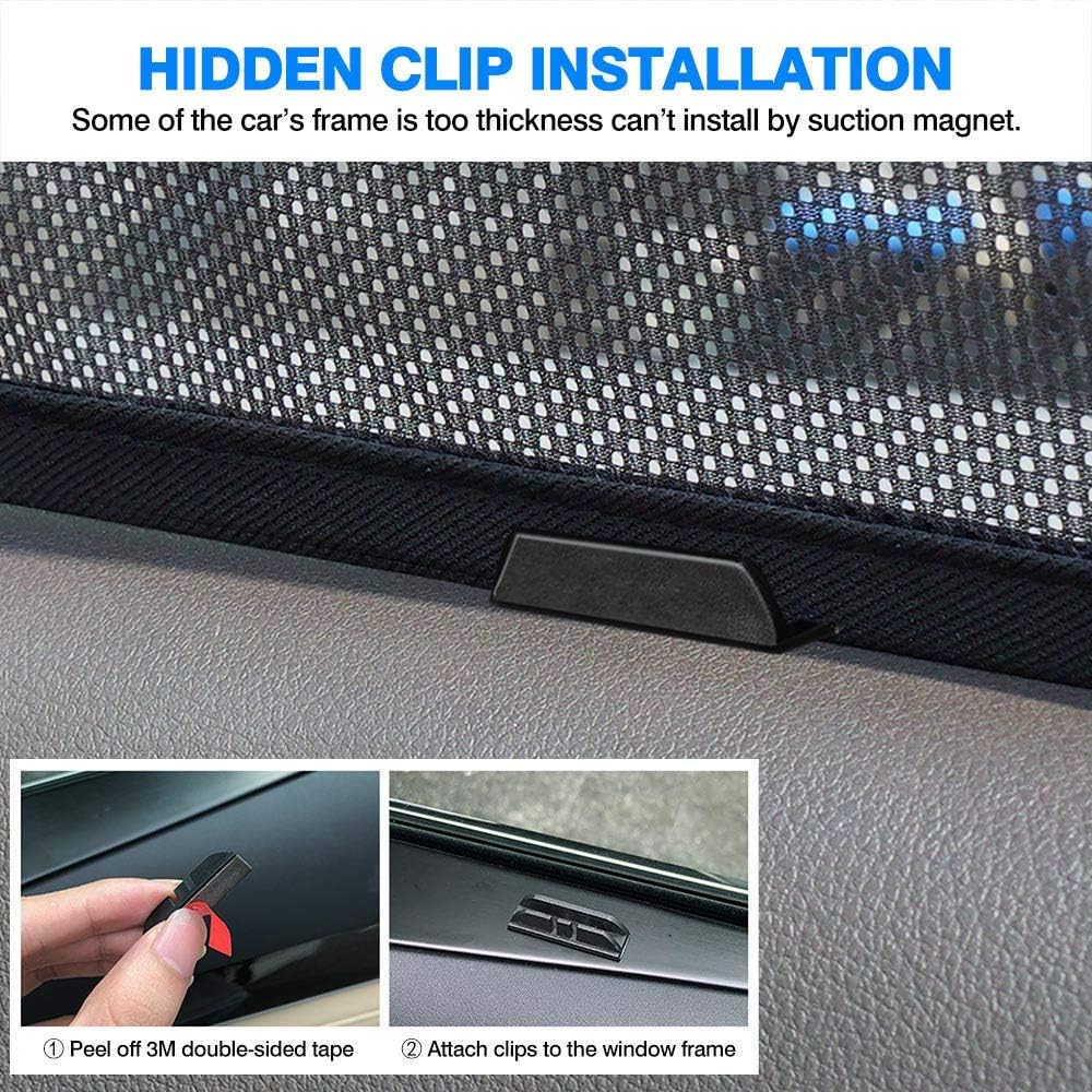 Custom Car Side Magnetic Window Sunshade Curtain