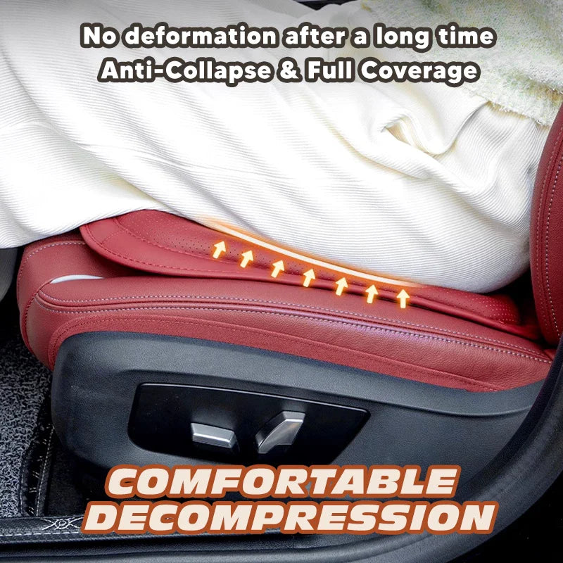 Universal Four Seasons Breathable, Anti-Slip & Full Coverage Car Seat Cushion