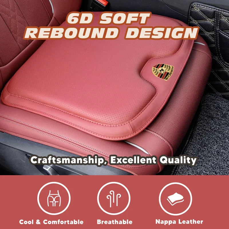 Universal Four Seasons Breathable, Anti-Slip & Full Coverage Car Seat Cushion