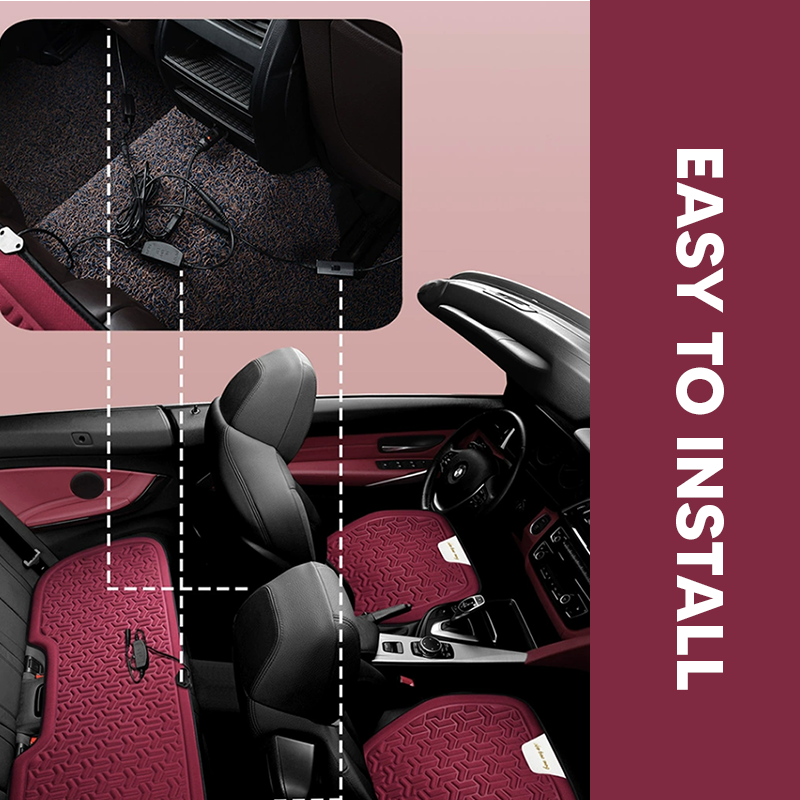 Heated Seat Cushion Cover For Full Back & Seat