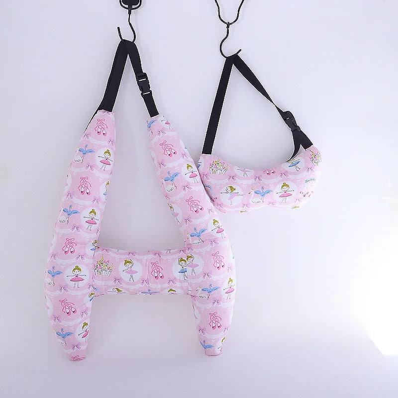 Ergonomic Car Seat Travel Safety Neck Support Cushion Pad Pillow Headrest for Kids & Adults Universal Fit