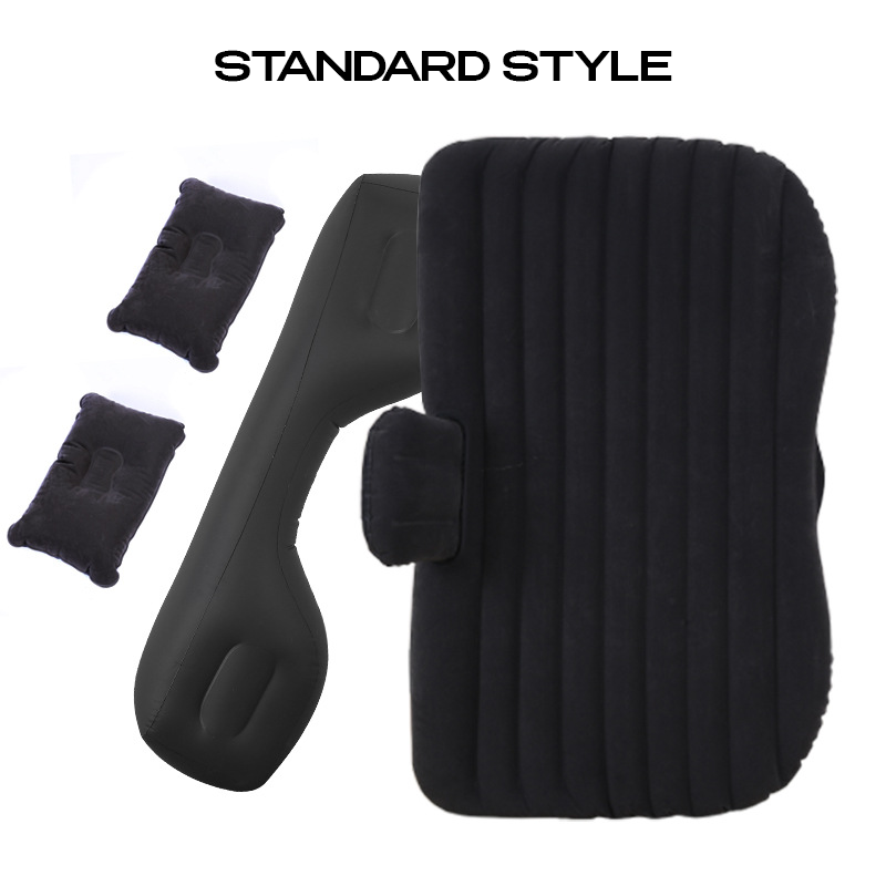 DrivePerk Inflatable Portable Leak-Proof High Quality Travel & Camping Car Air Mattress Back Seat Bed with 2 Pillows & Carry Bag for All Car Models