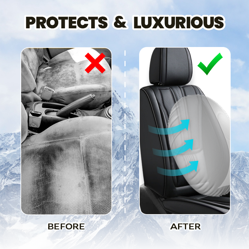 Jeremy Leather Car Seat Cover for Cars, SUV