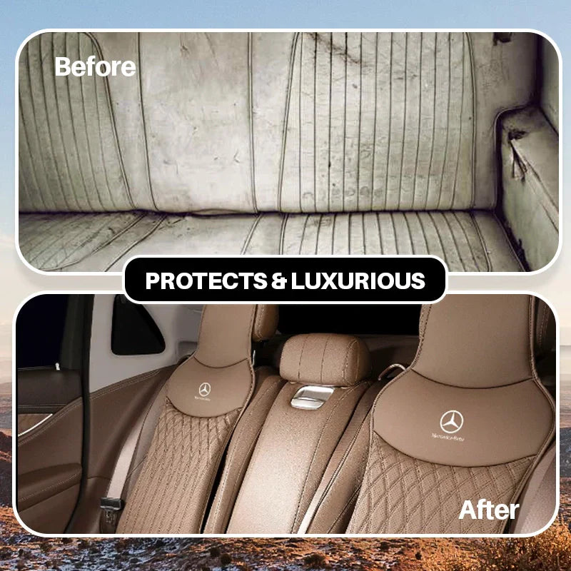 AeroComfort Universal Breathable Waterproof Leather Car Seat Cushion – Memory Foam Support for Cars, SUVs & Trucks