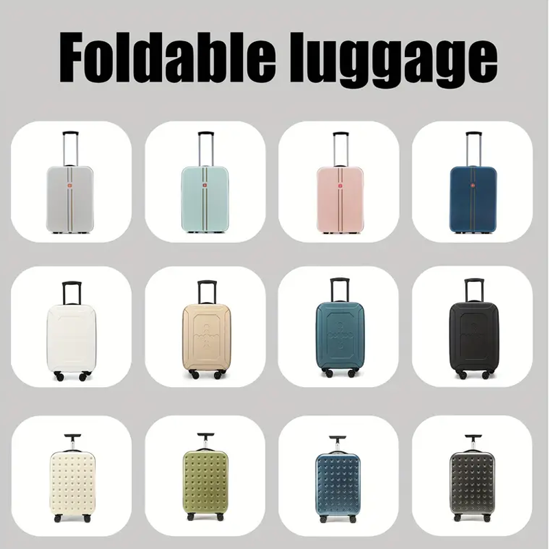 Portable & Foldable Password Lock Travel Suitcase Rugged and Durable Travel Luggage