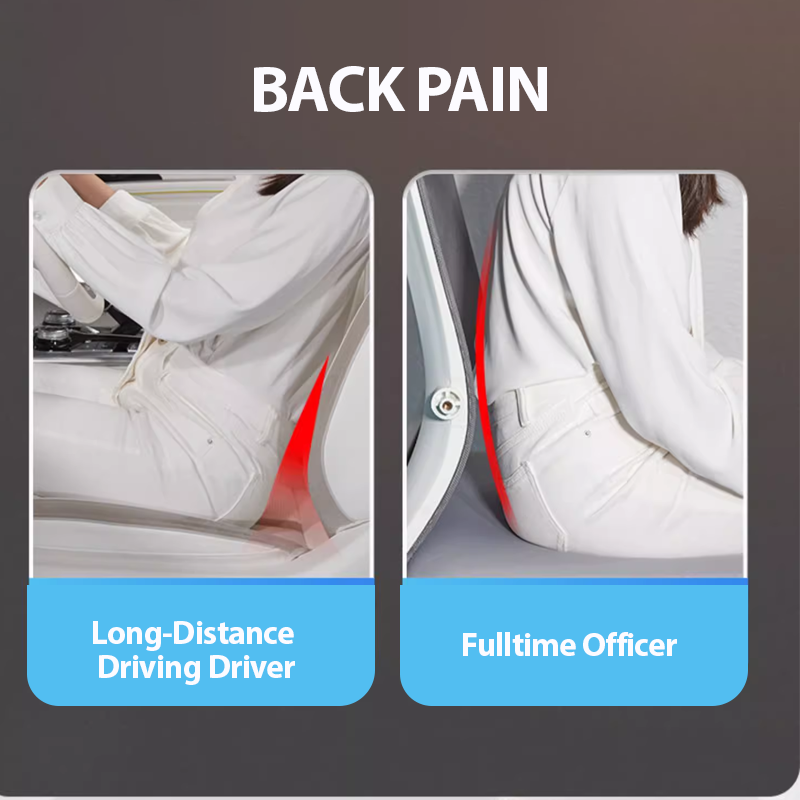 Ergonomic Car Lumbar Waist Support Cushion Office Chair Back Cushion