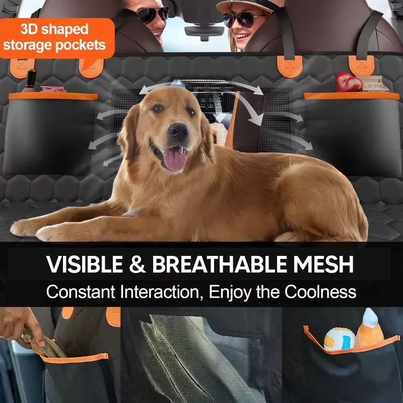 CozyRider Dog Car Seat Protector PawpyStuff – Waterproof Back Seat Expander