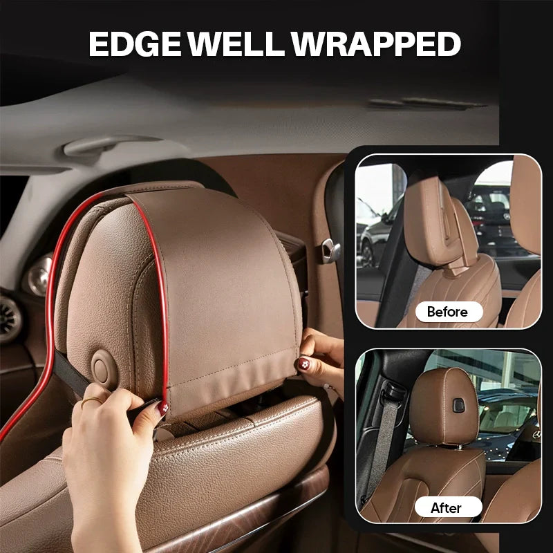 AeroComfort Universal Breathable Waterproof Leather Car Seat Cushion – Memory Foam Support for Cars, SUVs & Trucks