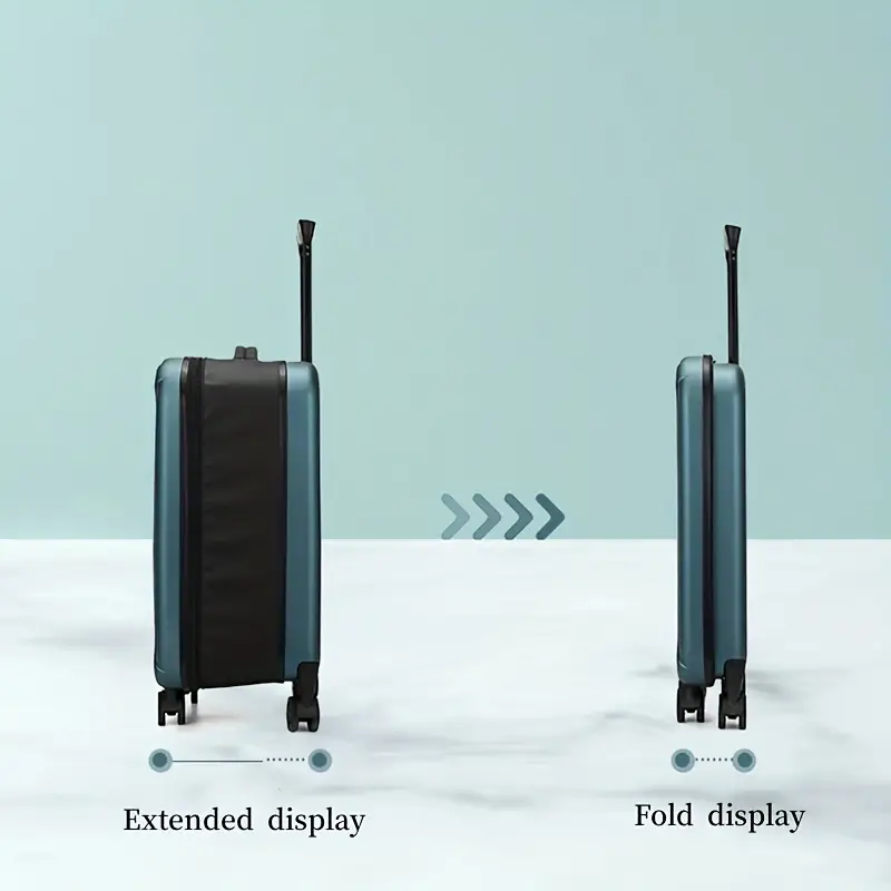 Portable & Foldable Password Lock Travel Suitcase Rugged and Durable Travel Luggage