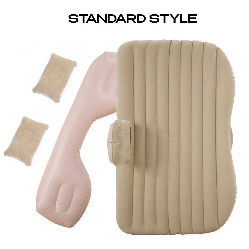 DrivePerk Inflatable Portable Leak-Proof High Quality Travel & Camping Car Air Mattress Back Seat Bed with 2 Pillows & Carry Bag for All Car Models