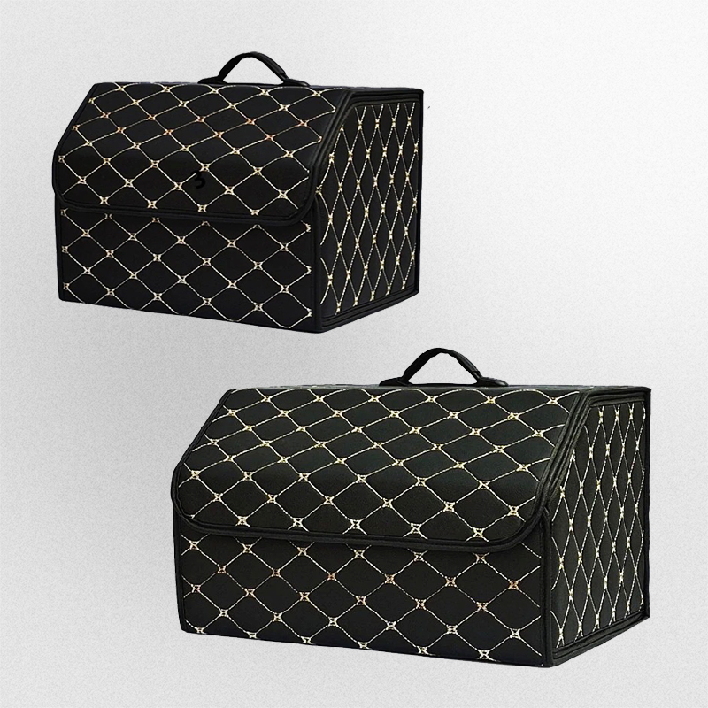 Jackie Multipurpose Collapsible Lid Portable Car Trunk Storage Organizer