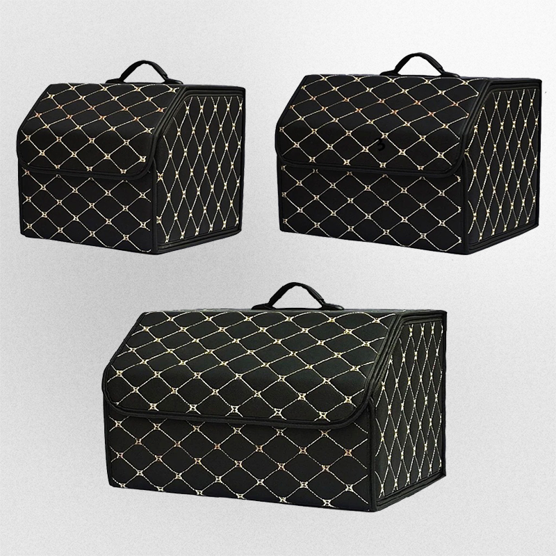 Jackie Multipurpose Collapsible Lid Portable Car Trunk Storage Organizer