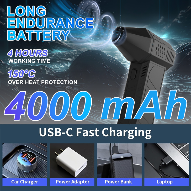 X3 High-Performance 130,000 RPM Extreme Cooling & Compact Turbo Jet Fan