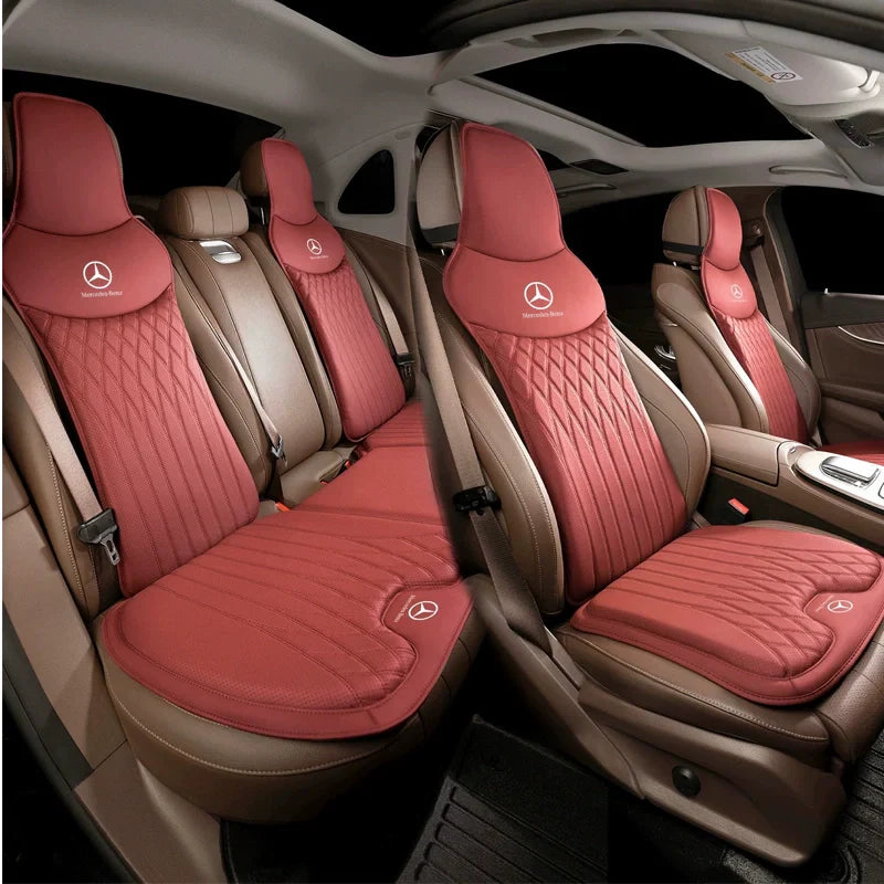 AeroComfort Universal Breathable Waterproof Leather Car Seat Cushion – Memory Foam Support for Cars, SUVs & Trucks