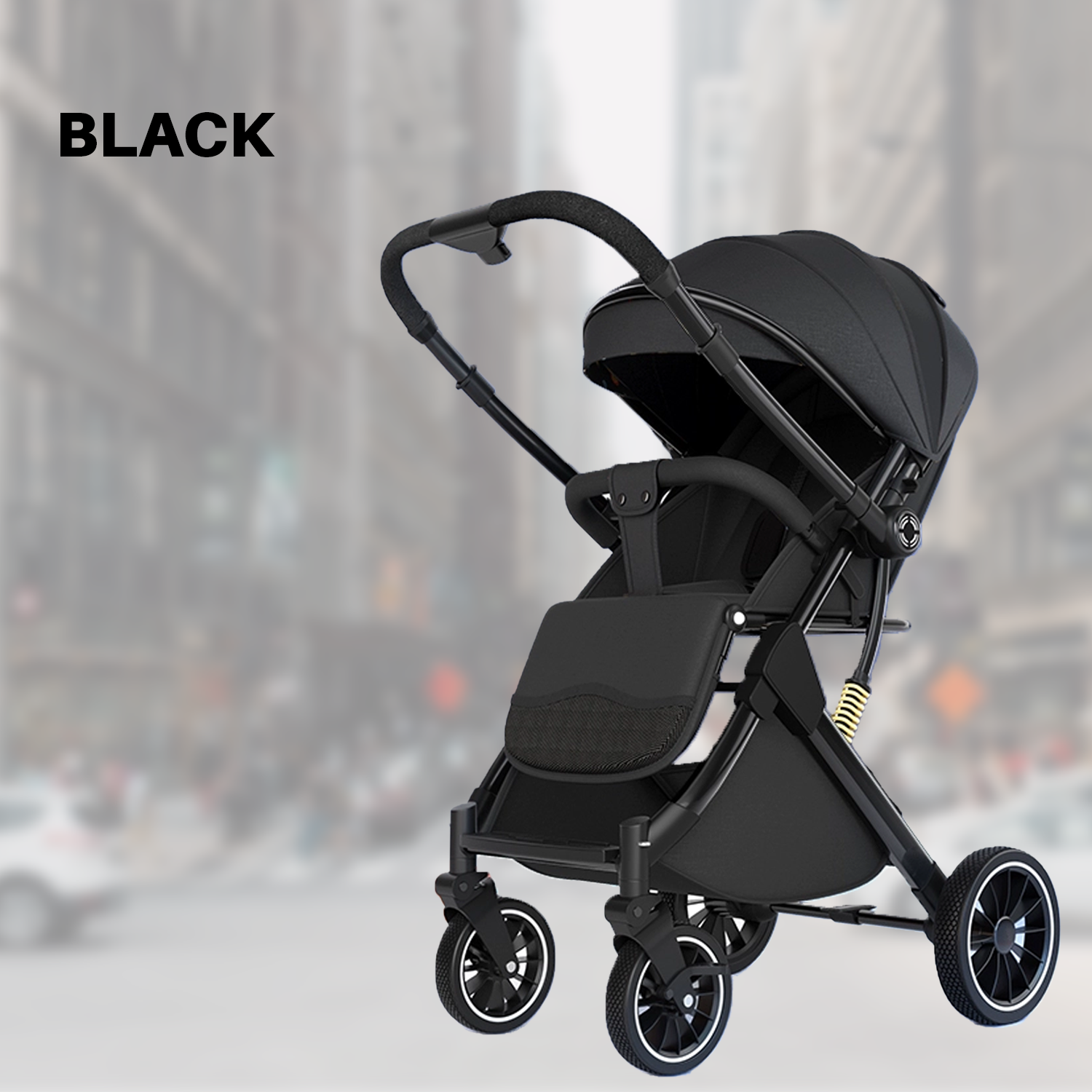 Ultimate Reversible, Breathable, and Foldable Baby Stroller