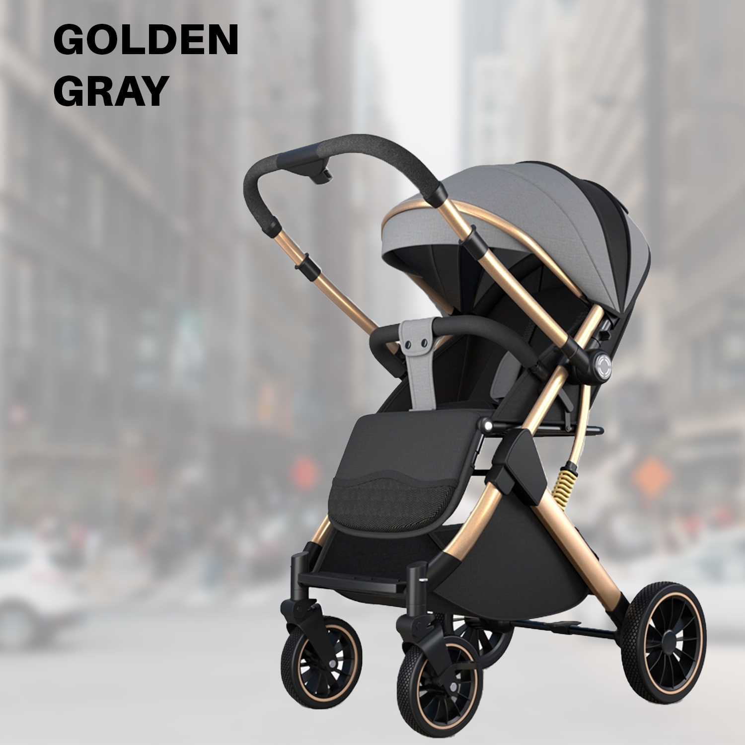 Ultimate Reversible, Breathable, and Foldable Baby Stroller