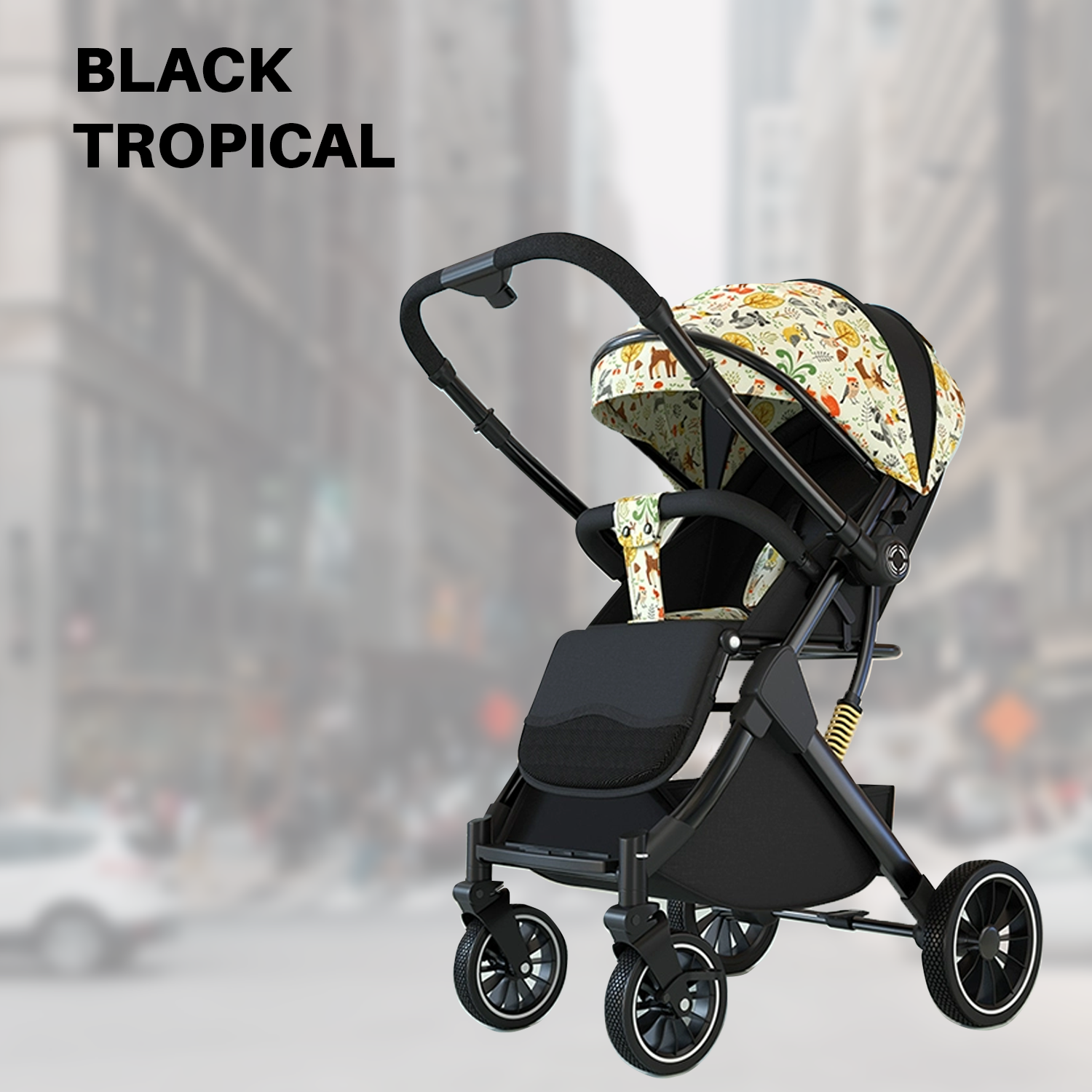 Ultimate Reversible, Breathable, and Foldable Baby Stroller