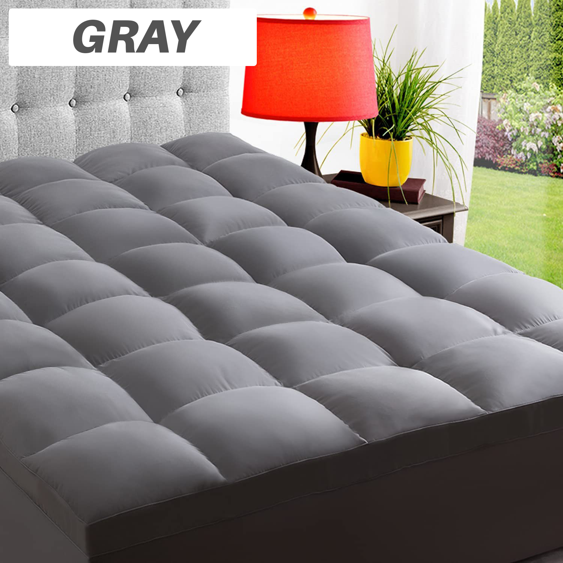 SleepMax Extra Thick Mattress Topper | Extra Thick, Cooling, Pressure Distribution & Skin-Friendly