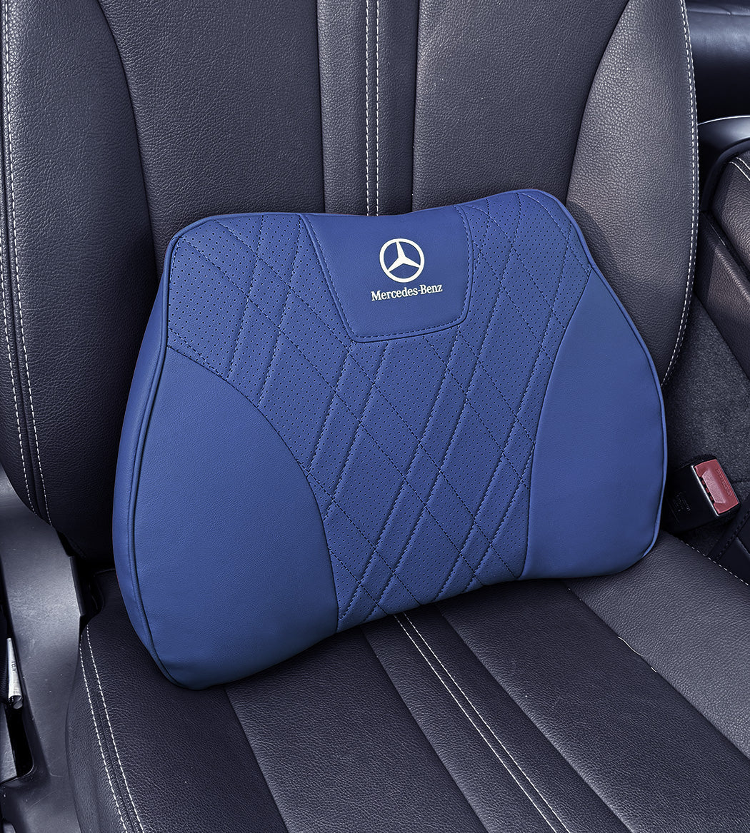 ZenDrive Logo Customizable Breathable Memory Foam Car Seat Cushion – Ergonomic Support & Non-Slip Design