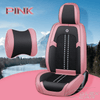 Alexcar Nox 2023 Full Set Universal Breathable Waterproof Vehicle Leather Cover For Cars Suv Pink /