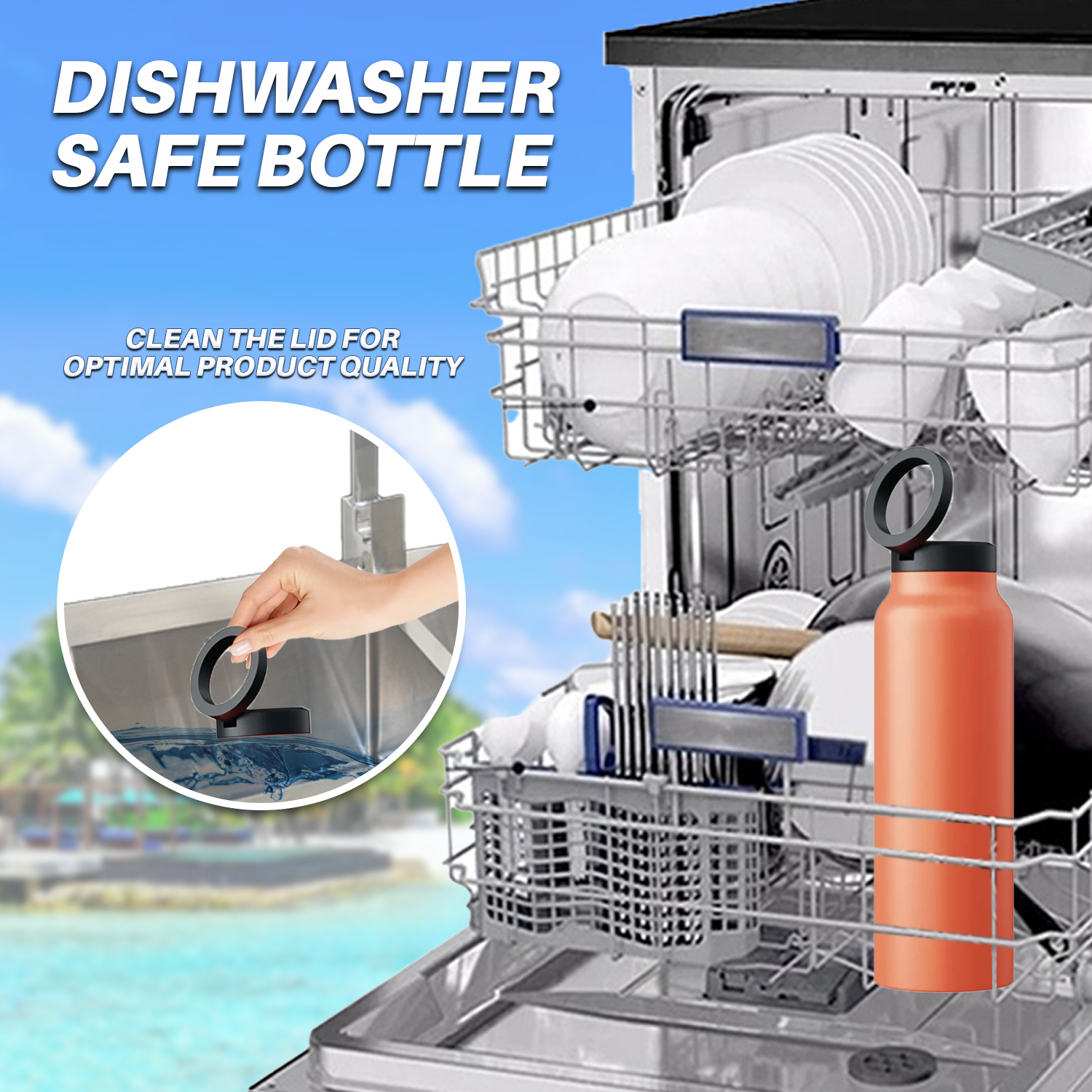 Magnetic Smart Water Bottle | Compatible Water Bottle With Magnetic Phone Holder