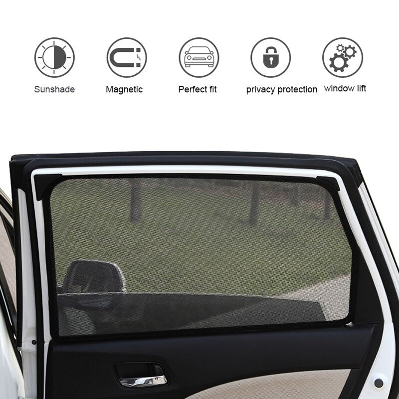Custom Car Side Magnetic Window Sunshade Curtain