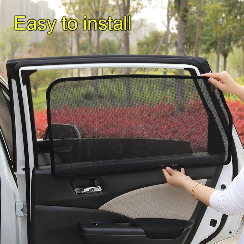Custom Car Side Magnetic Window Sunshade Curtain