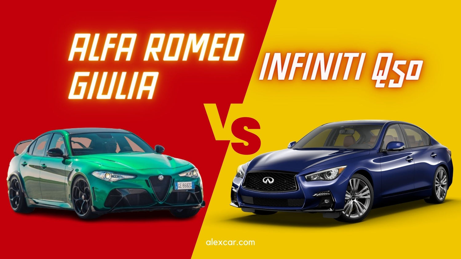 Alfa Romeo Giulia vs Infiniti Q50: The Battle of Luxury Sport Sedans