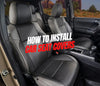 How to Install Car Seat Covers with Hooks?