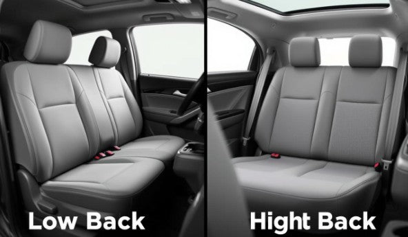 Low Back vs High Back Seat Covers: Key Differences and How to Choose