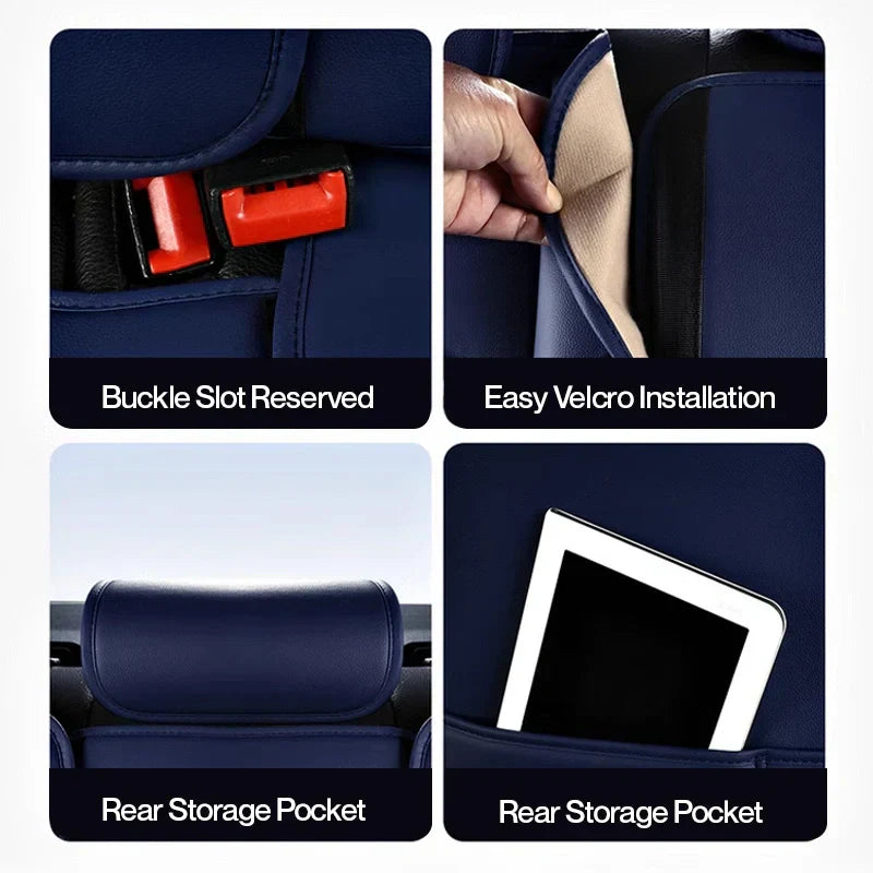 2025 RoadWarrior Universal Car Seat Covers | Breathable & Waterproof Leather Protection for Cars, SUVs