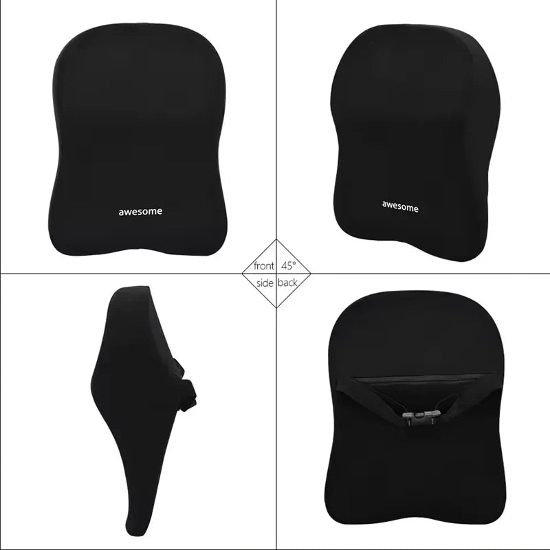 Nylux Ergofit Car Cushion – Breathable Memory Foam Support with Anti-Slip Base for All Vehicles