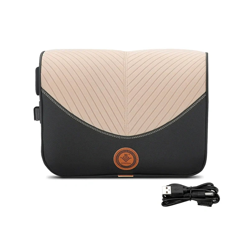 Heated Car Seat Back & Neck Massager – Relieve Back Pain, Improve Posture, and Stay Warm On the Go