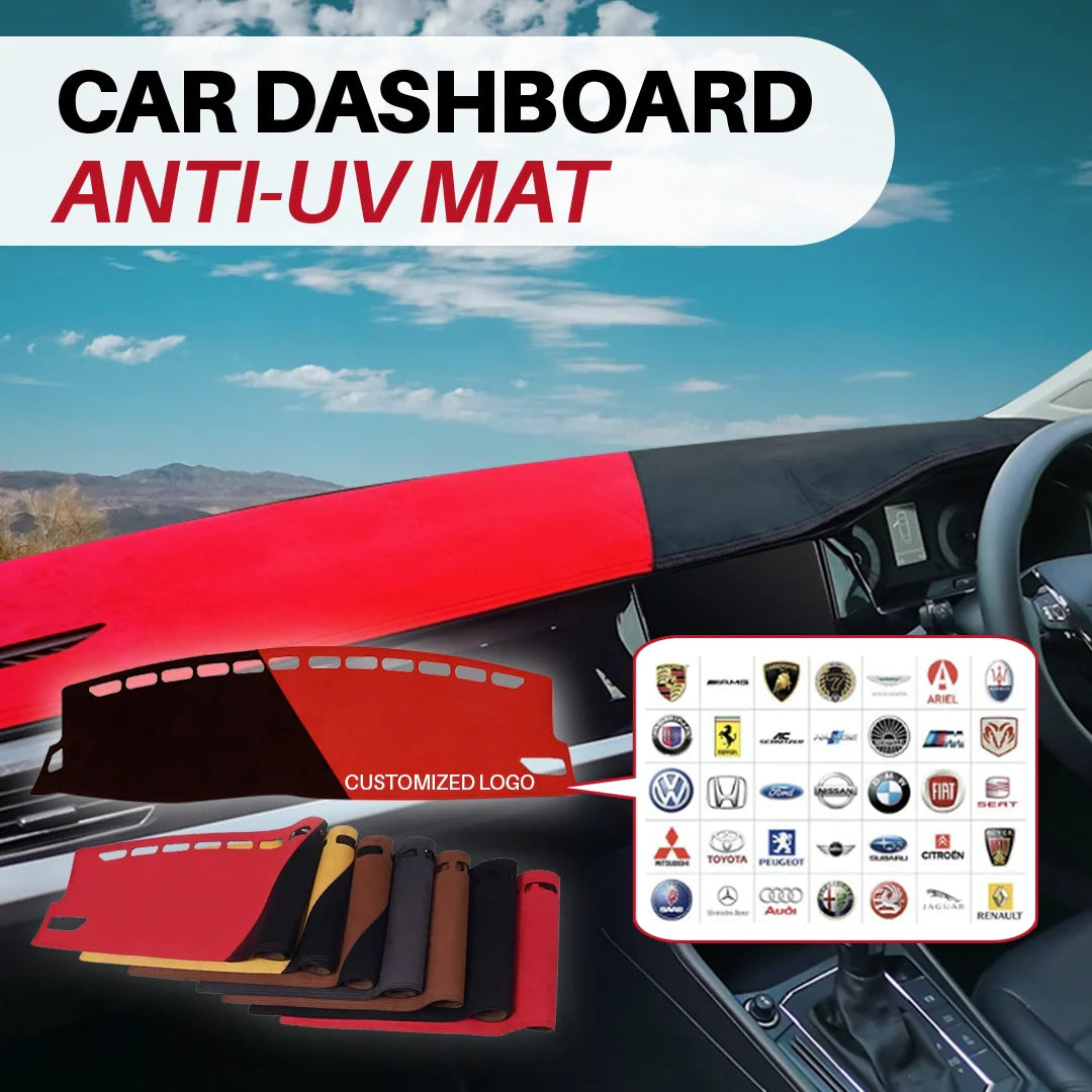 Apex Dash Mat Cover For Sedan, Hatchback, SUV, MPV, Truck, etc Custom Fit.