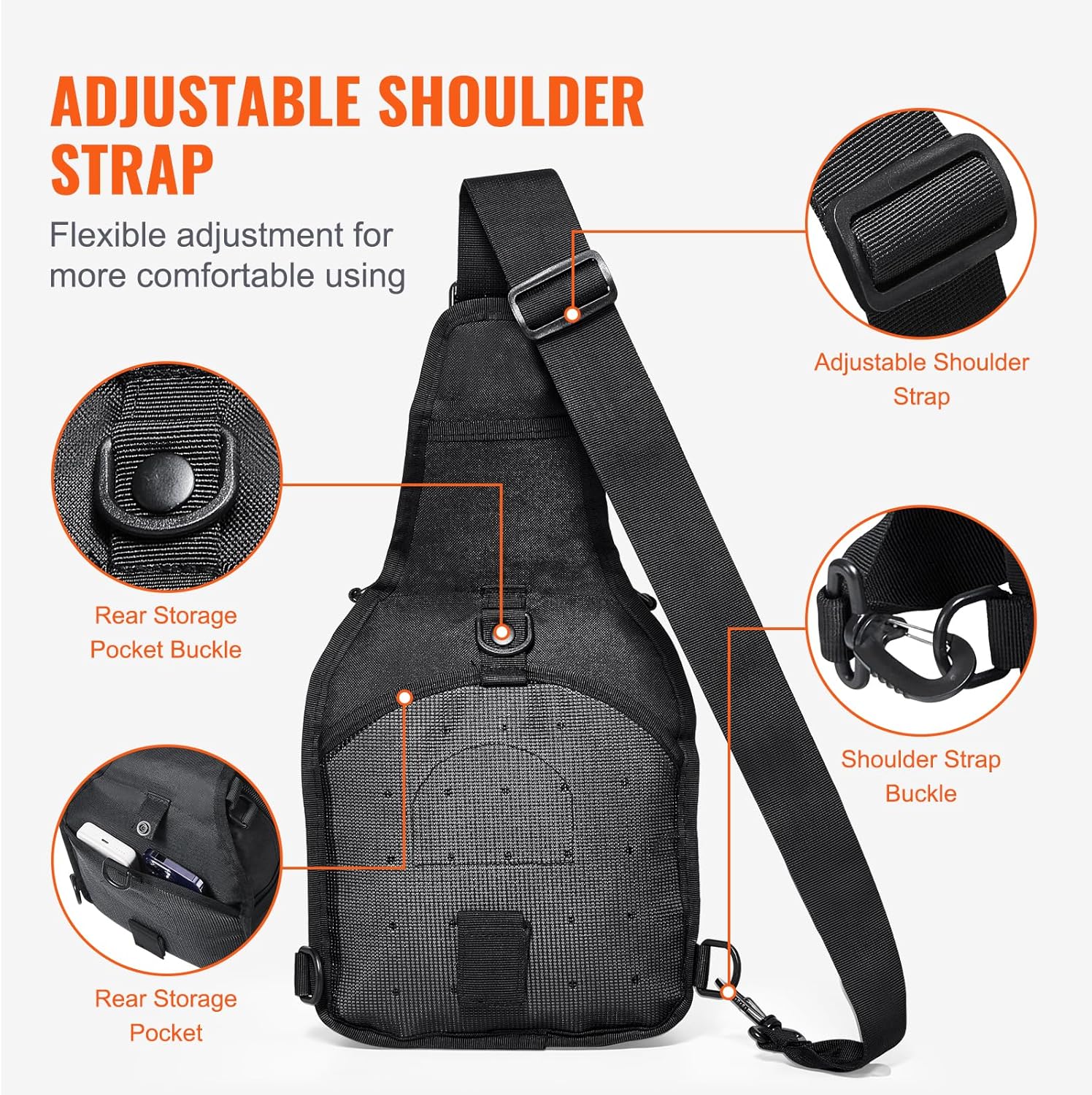 Universal Range Bag Outdoor Sling Bag Hunting Hiking Trekking Camping Pack survival Range Bag
