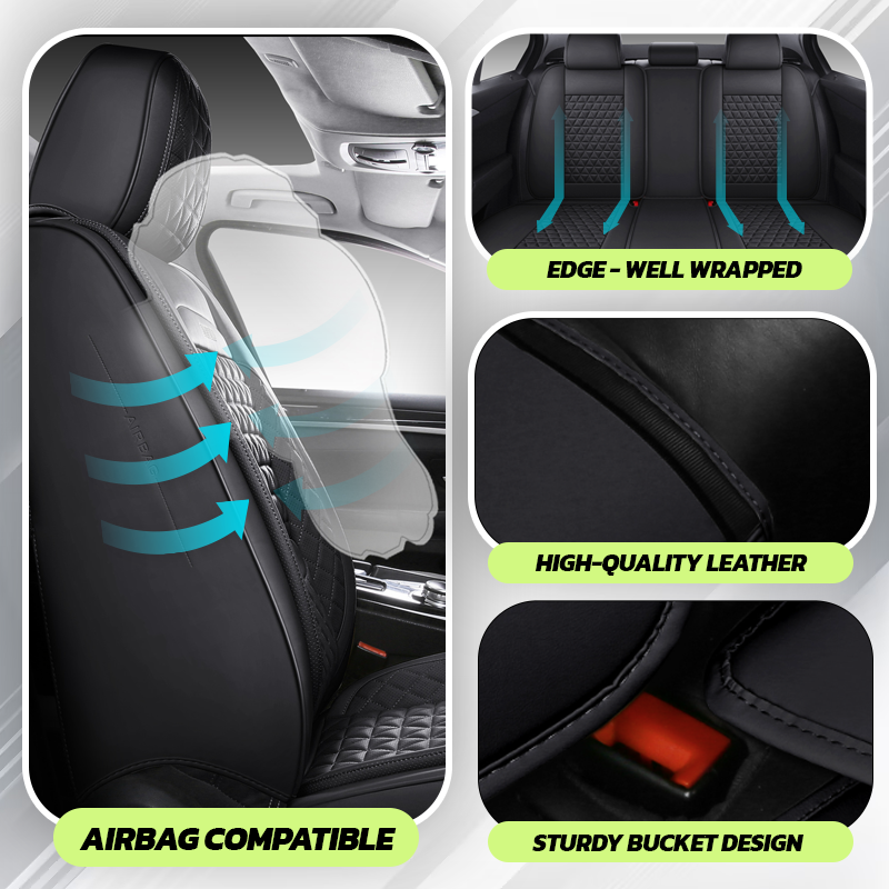 Aplex luxury Breathable Leather Car Seat Cushion, SUV