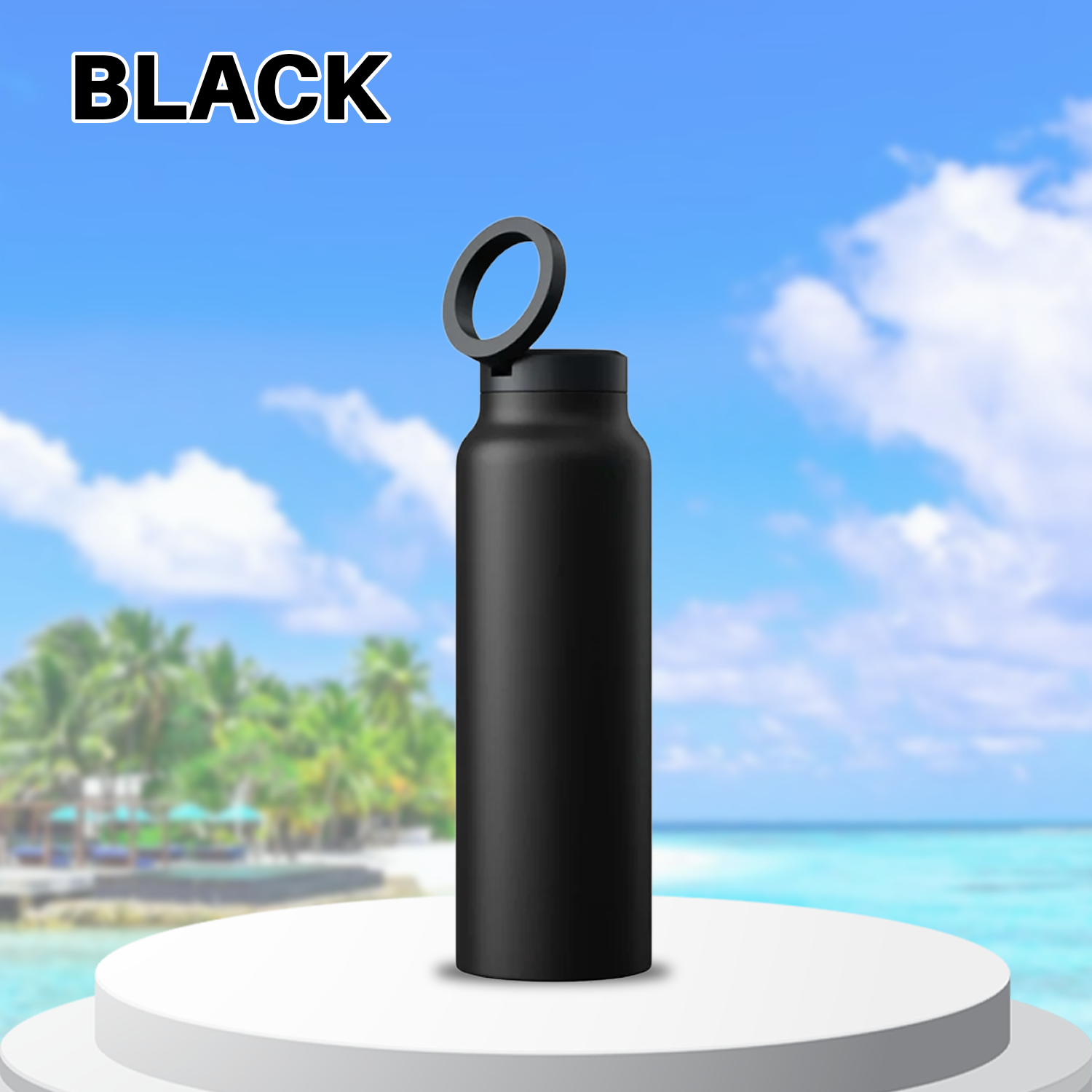 Magnetic Smart Water Bottle | Compatible Water Bottle With Magnetic Phone Holder