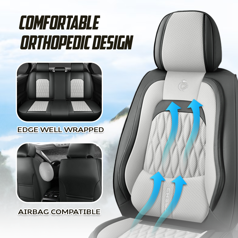 Manez Leather Car Seat Cover for Cars, SUV