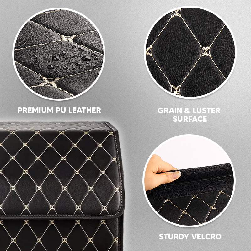 Jackie Multipurpose Collapsible Lid Portable  Car Trunk Storage Organizer