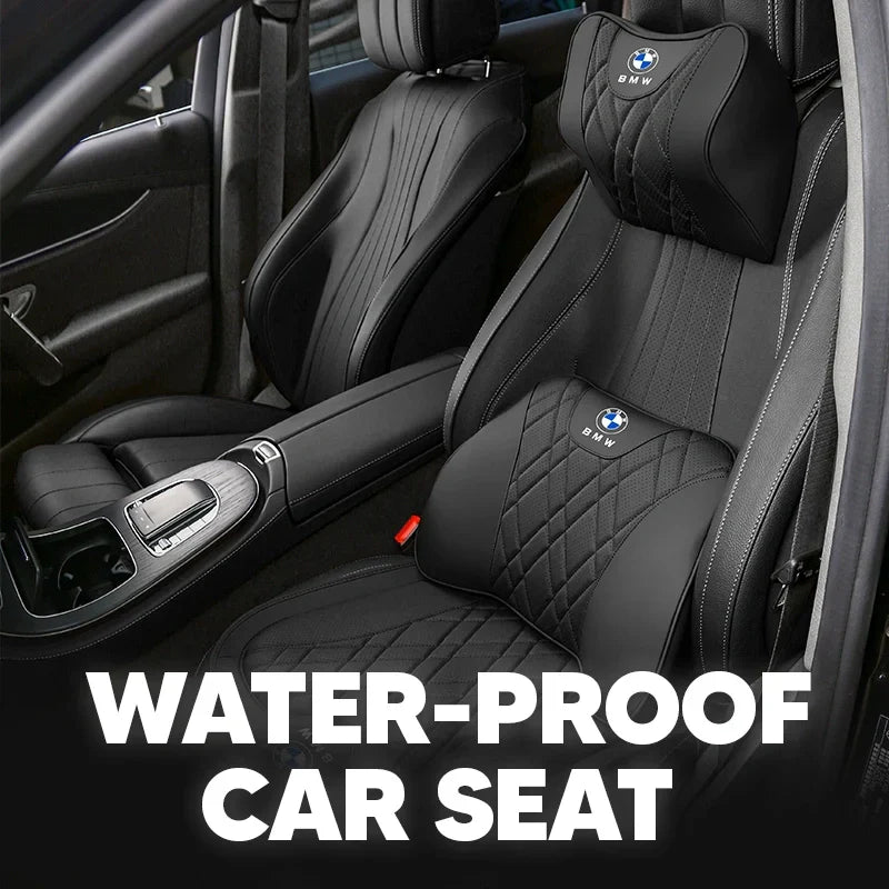 ZenDrive Logo Customizable Breathable Memory Foam Car Seat Cushion – Ergonomic Support & Non-Slip Design