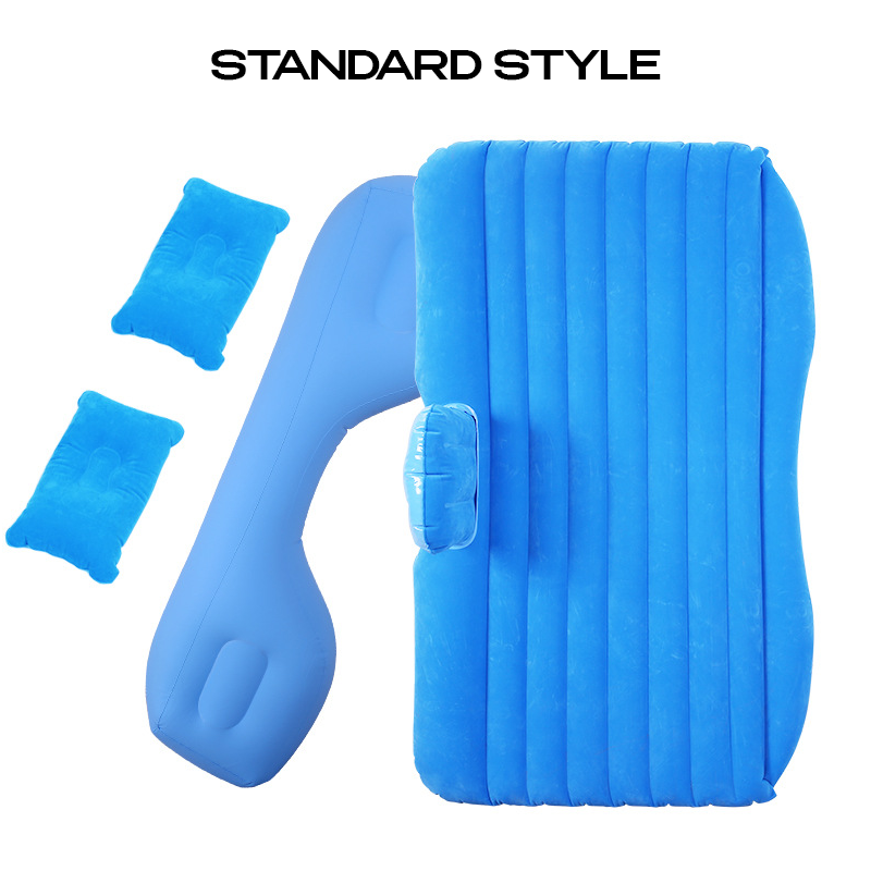 DrivePerk Inflatable Portable Leak-Proof High Quality Travel & Camping Car Air Mattress Back Seat Bed with 2 Pillows & Carry Bag for All Car Models