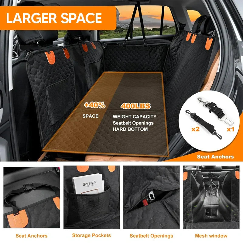 CozyRider Dog Car Seat Protector PawpyStuff – Waterproof Back Seat Expander