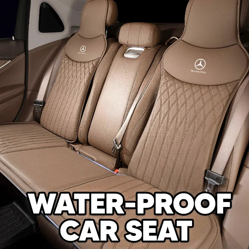 AeroComfort Universal Breathable Waterproof Leather Car Seat Cushion – Memory Foam Support for Cars, SUVs & Trucks