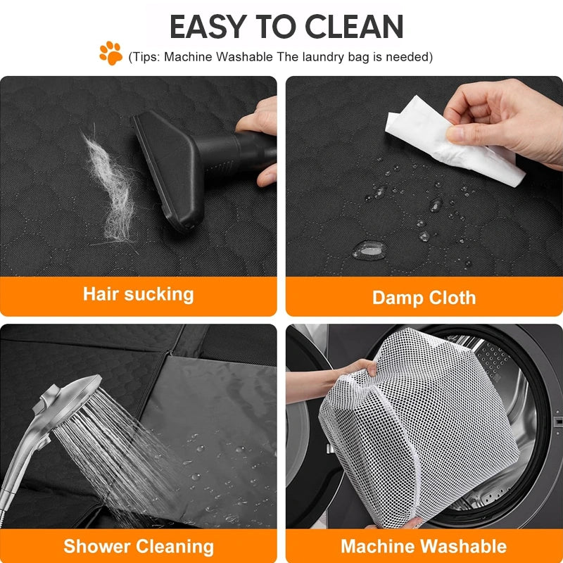 CozyRider Dog Car Seat Protector PawpyStuff – Waterproof Back Seat Expander