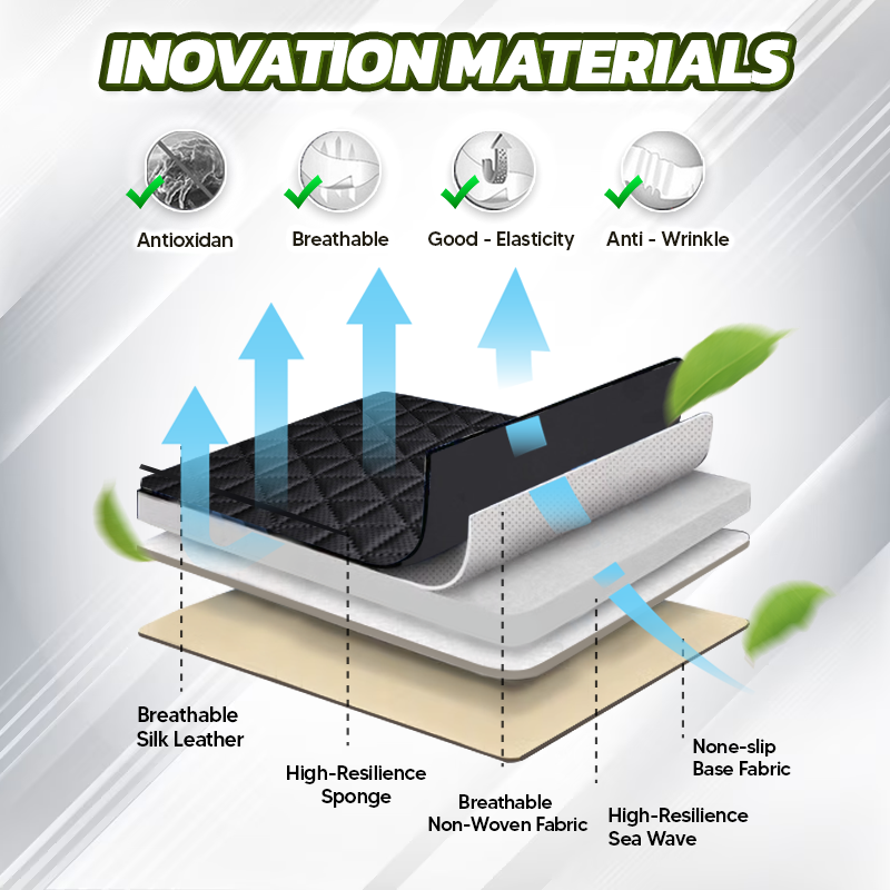 Aplex luxury Breathable Leather Car Seat Cushion, SUV