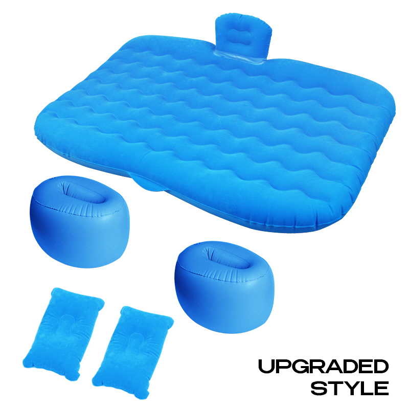 DrivePerk Inflatable Portable Leak-Proof High Quality Travel & Camping Car Air Mattress Back Seat Bed with 2 Pillows & Carry Bag for All Car Models